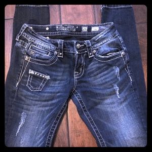Miss Me Skinny jeans sz 25